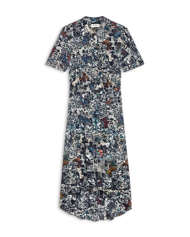 Rimaz Soft Butterfly Print Dress