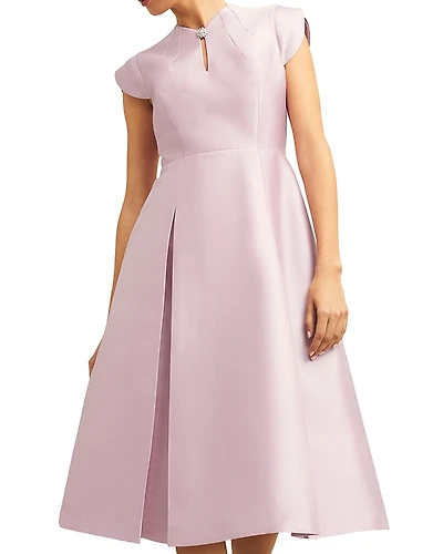 Hobbs London Rhea Pleated Skirt Dress