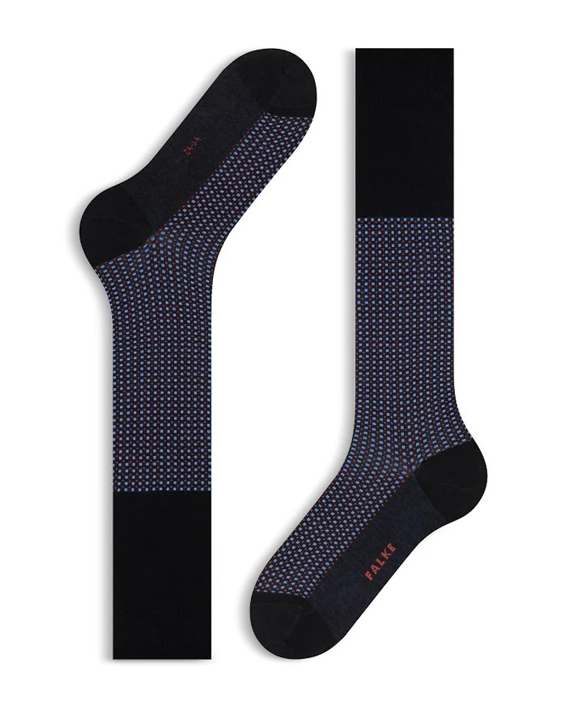 Uptown Tie Knee High Socks