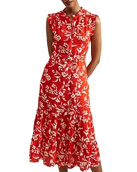 Hobbs London Petite Elsa Floral Print Dress