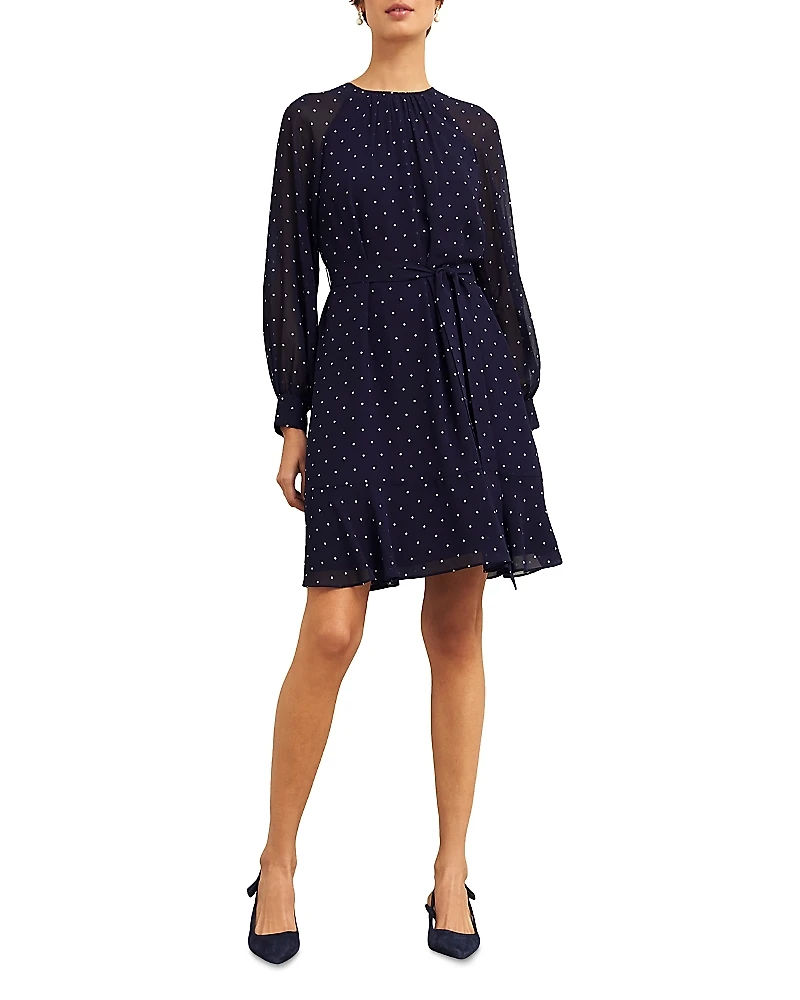 Hobbs London Rosie Dot Print Dress