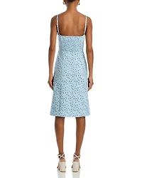 Echo Crepe Floral Midi Dress