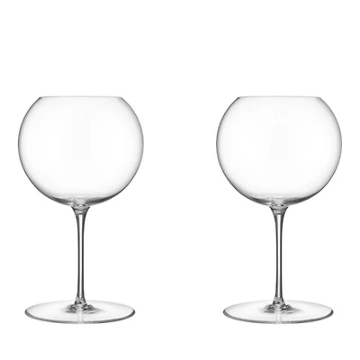Geometry Red Wine Glass, Set of 2