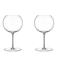 Geometry Red Wine Glass, Set of 2