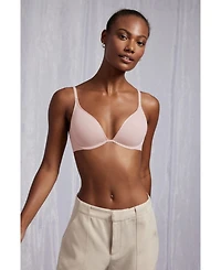 Cotton To A Tee Plunge Underwire T-Shirt Bra