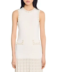 Pearl Bead Knit Maxi Dress