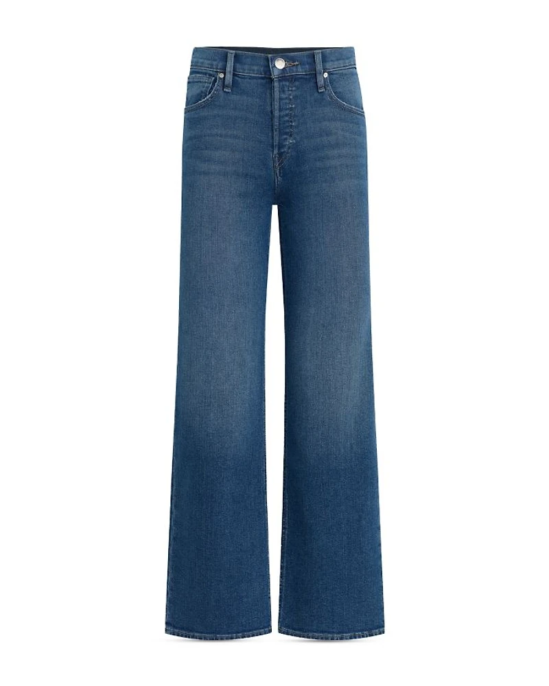 Rosie High Rise Wide Leg Ankle Jeans Upscale