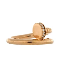 Juste un Clou Ring 18K Rose Gold and Diamonds