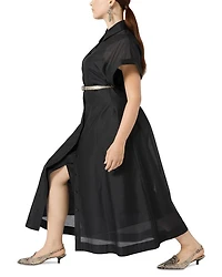 1A Uscita Candia Flared Shirt Dress
