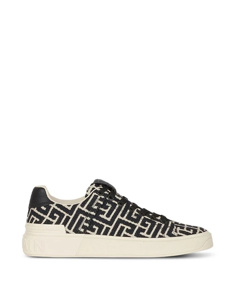 Women's B-Court Trainers with Jacquard Monogram