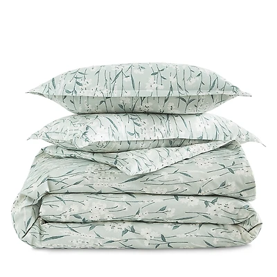Sky Field Flowers Sateen Duvet Cover Set, Full/Queen - Exclusive