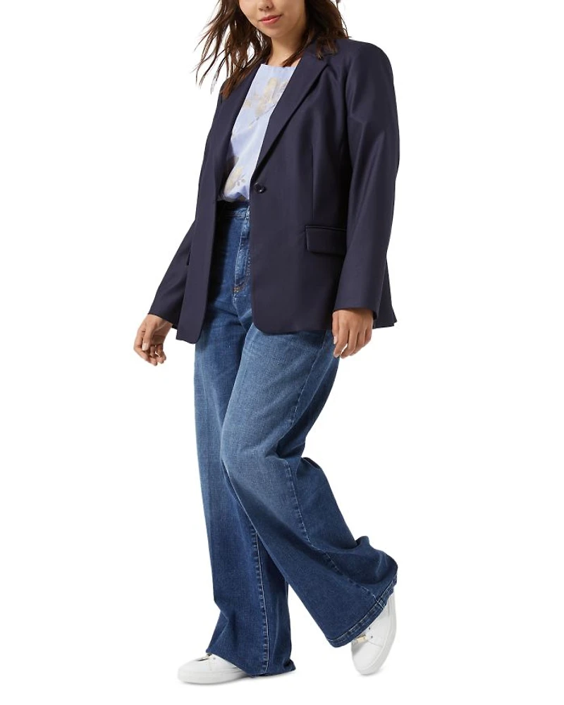 Lembi High Rise Wide Leg Trouser Jeans Navy