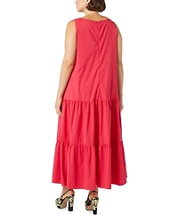 2A Uscita Camera V Neck Flared Dress