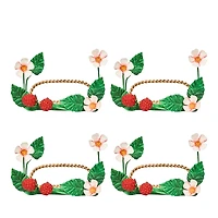 Juliska Meadow Walk Raspberries Place Card Holders, Set of 4
