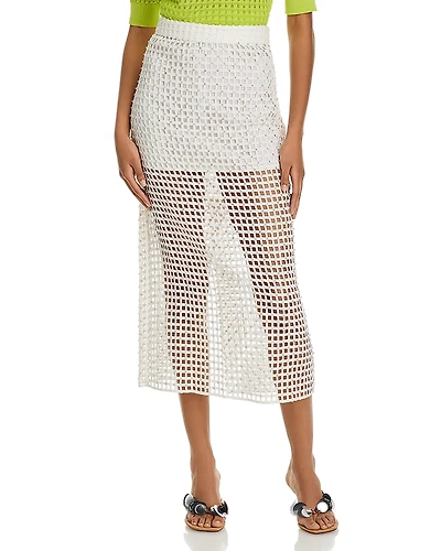 Essentiel Antwerp Studded Mesh Skirt