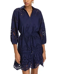 Cara Robin Eyelet Mini Dress