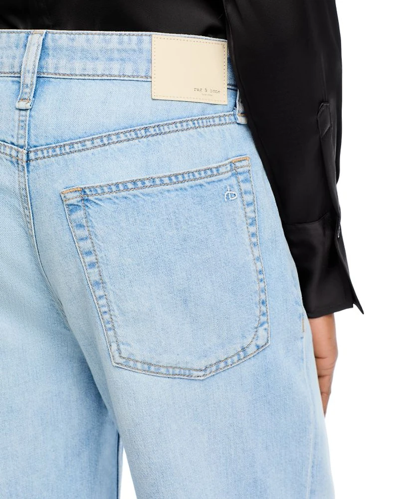 Logan Featherweight Mid Rise Wide Leg Jeans Greenport
