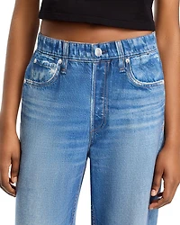 Miramar High Rise Wide Leg Cotton Terry Sweatpant Jeans
