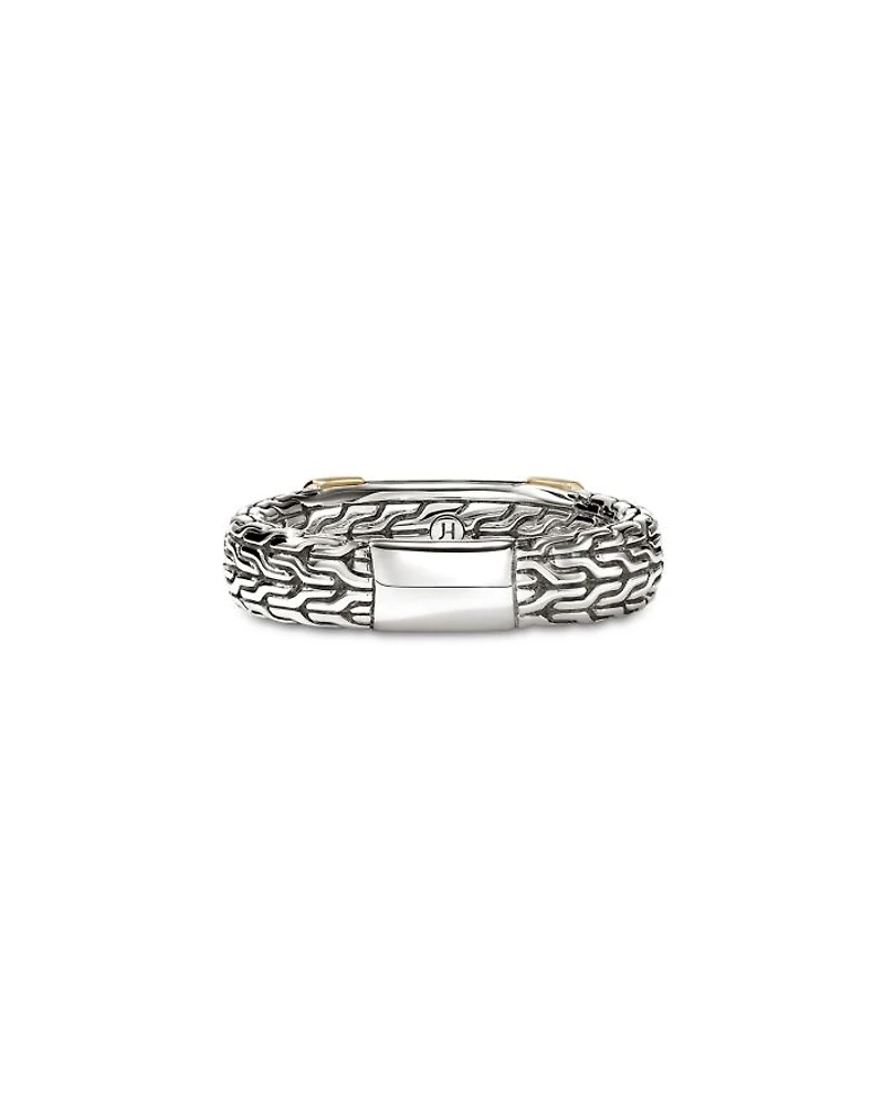 14K Yellow Gold & Sterling Silver JH Essentials Diamond Pavé Band