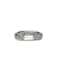 14K Yellow Gold & Sterling Silver JH Essentials Diamond Pavé Band