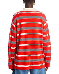 Cashmere Striped Rugby Shirt