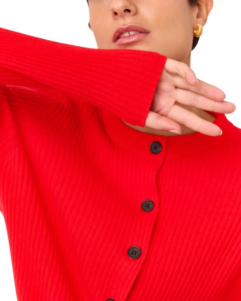 Jasmine Ribbed Cardigan