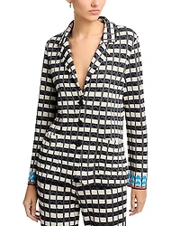 Aldo Martins Plaid Knit Blazer