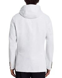 Cotton Pique Jersey Removable Hood Soft Jacket