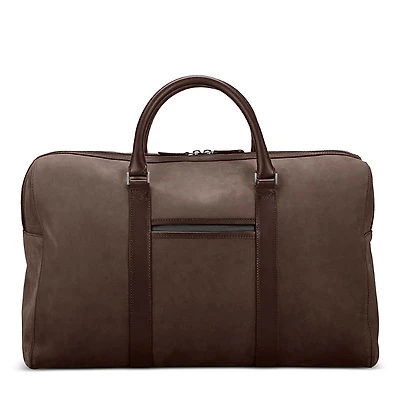 Carl Friedrik Compact Leather Weekender Bag