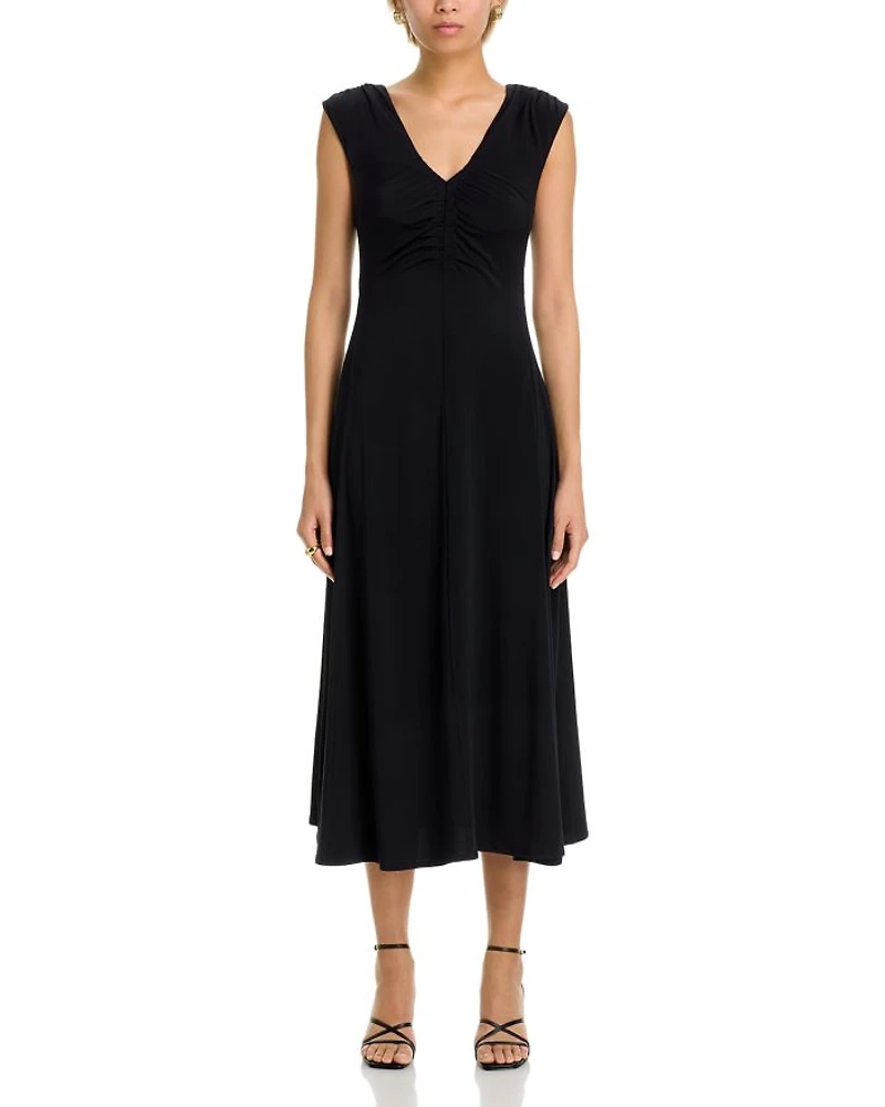 Isabel Ruched Sleeve Dress