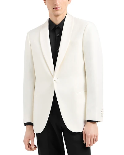 Emporio Armani G Line Regular Fit Satin Shawl Lapel Dinner Jacket