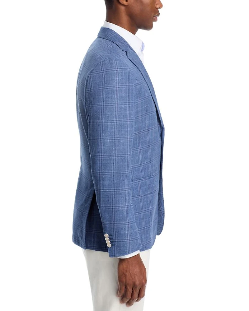 Hutson Tonal Plaid Slim Fit Sport Coat