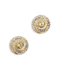 Pearl Octopuss. y Le Soleil Crystal Spiral Clip On Drop Earrings