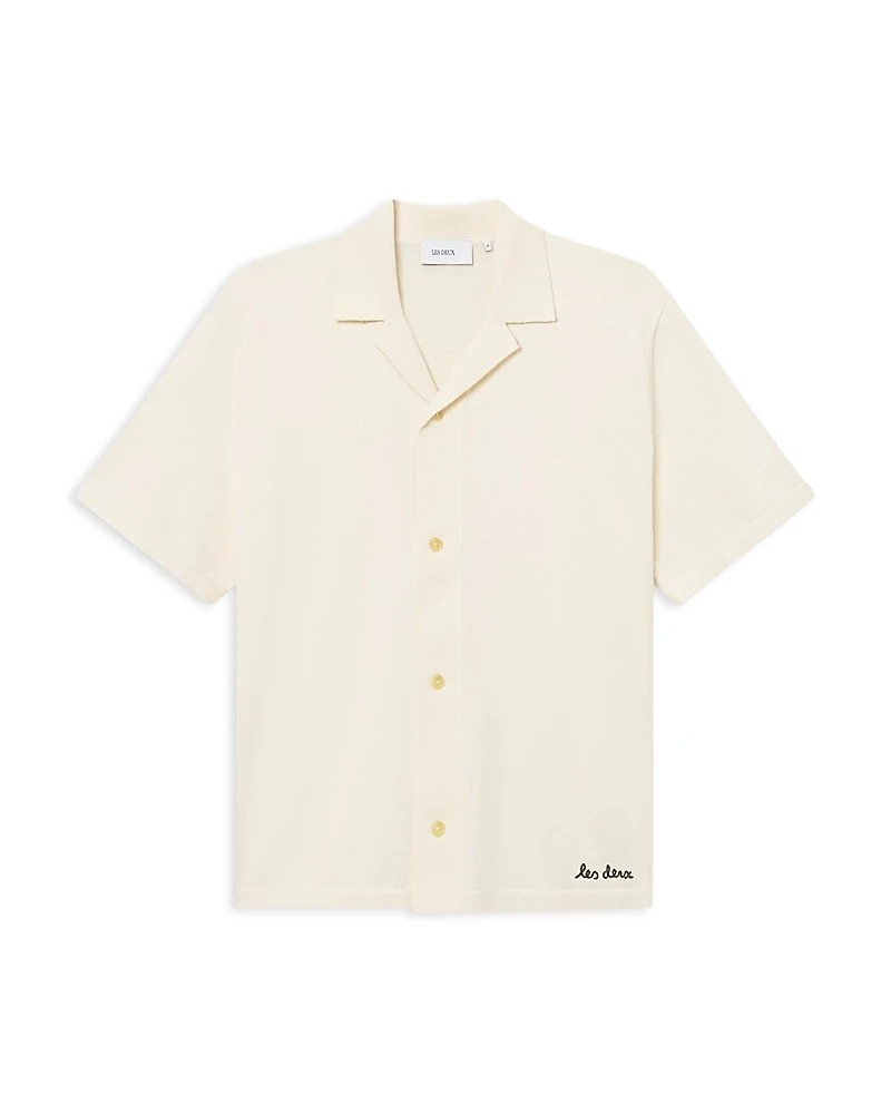 Les Deux Geoffroy Short Sleeve Knit Shirt