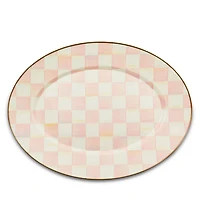 Rosy Check Medium Oval Platter