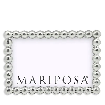Baubles White Picture Frame, 4" x 6"