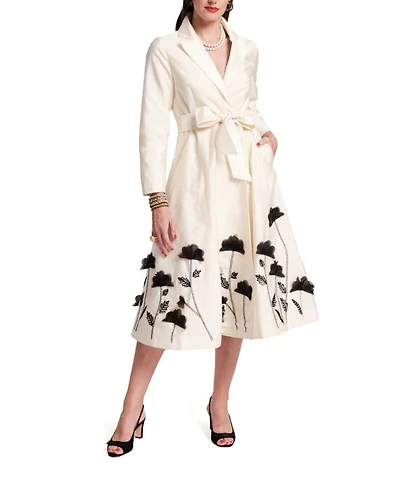 Lucille Dupioni Wrap Dress