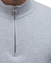 Pique Regular Fit Quarter Zip Sweater