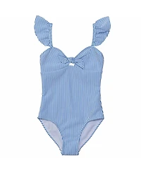 Snapper Rock Parisian Summer Frill Swimsuit - Little Kid