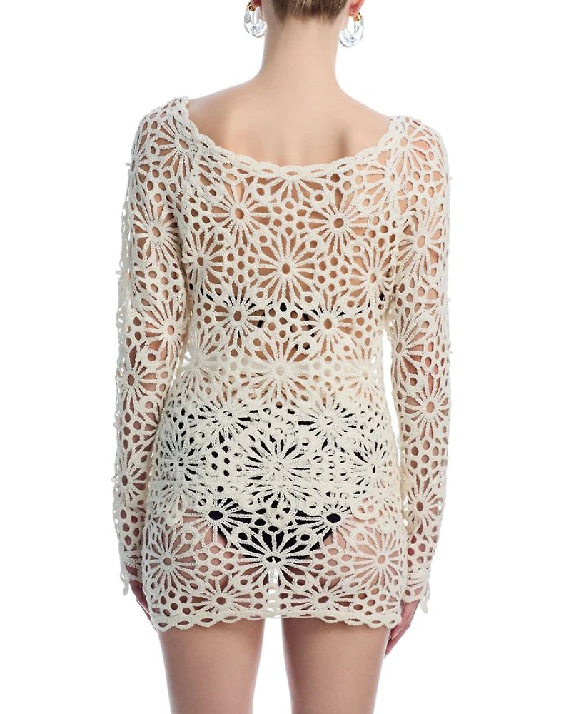 Crochet Top Swim Cover-Up