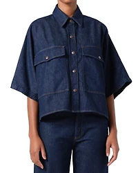 Taron Dolman Denim Shirt