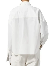 Naya Cropped Poplin Shirt