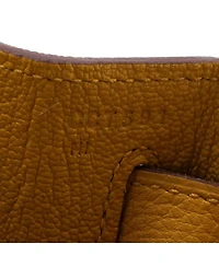 Kelly 32 Handbag Yellow Togo with Gold Hardware