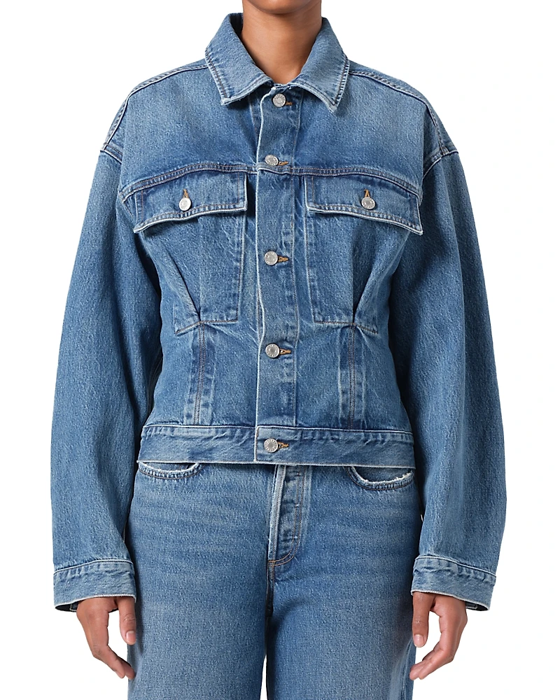 Agolde Zyla Cinch Denim Jacket