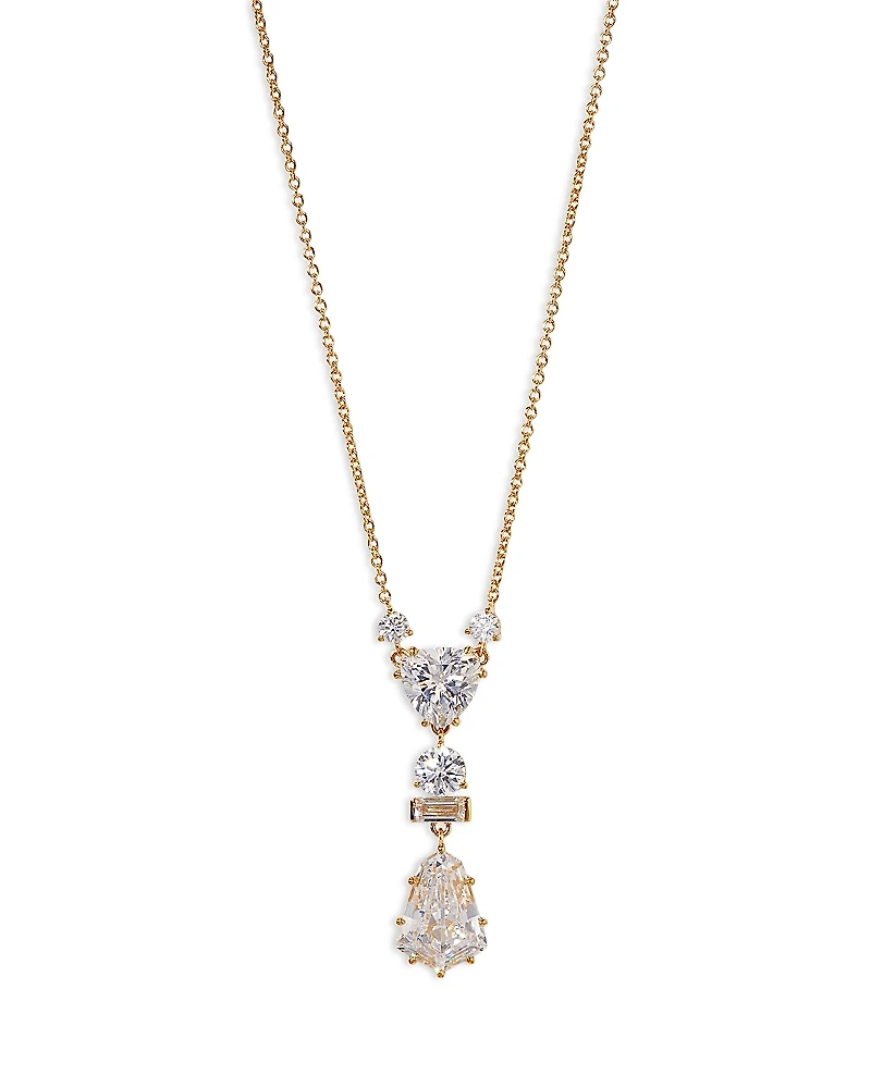 Nadri Luxor Kite Cubic Zirconia Drop Necklace