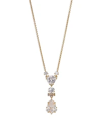 Nadri Luxor Kite Cubic Zirconia Drop Necklace