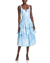 Generation Love Celeste Floral Poplin Midi Dress