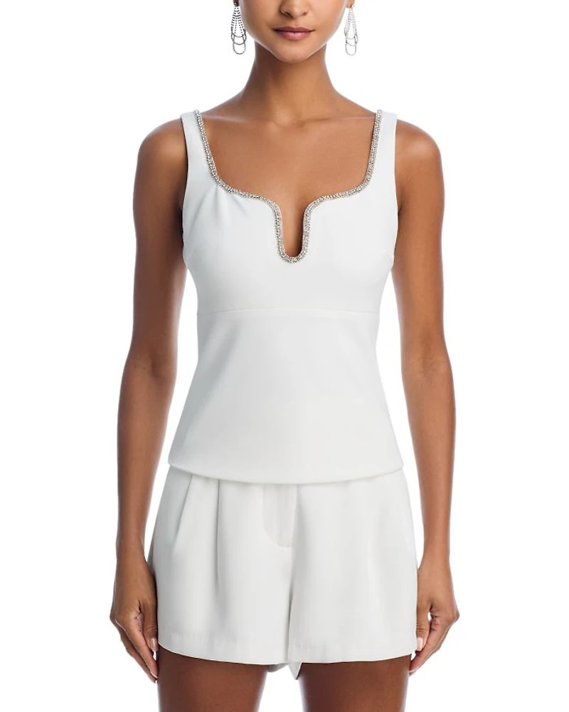 Crystal Trim Top - Exclusive
