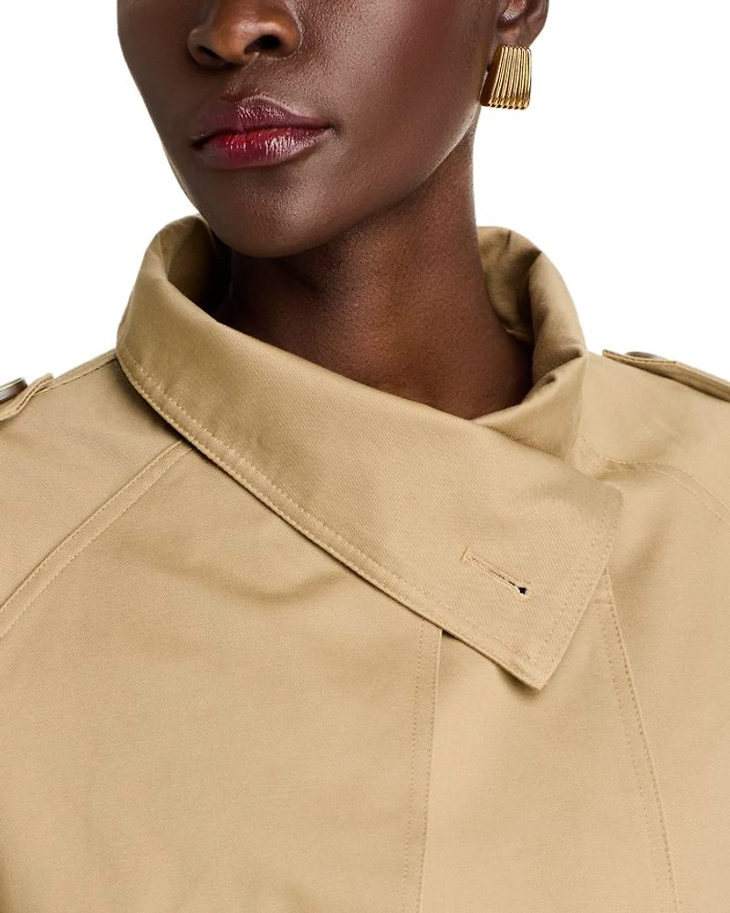 Crop Trench Coat - Exclusive