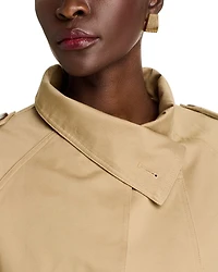 Crop Trench Coat - Exclusive